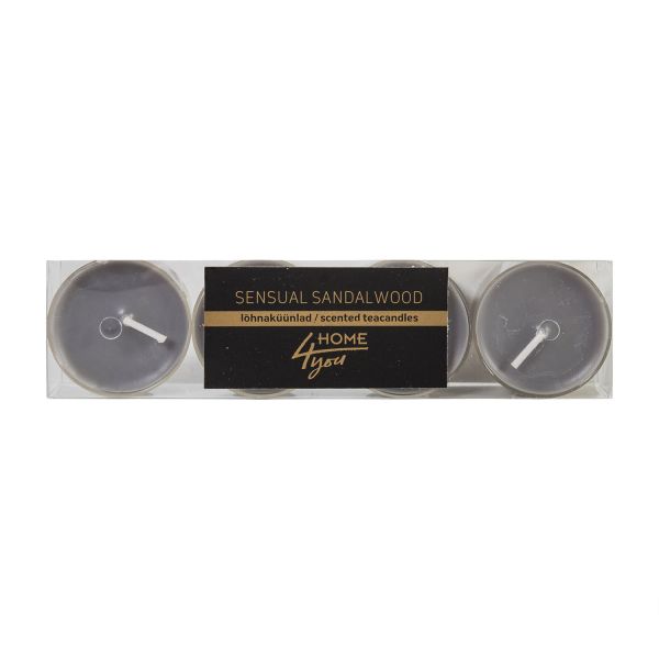 Teacandles 4pcs SENSUAL SANDALWOOD