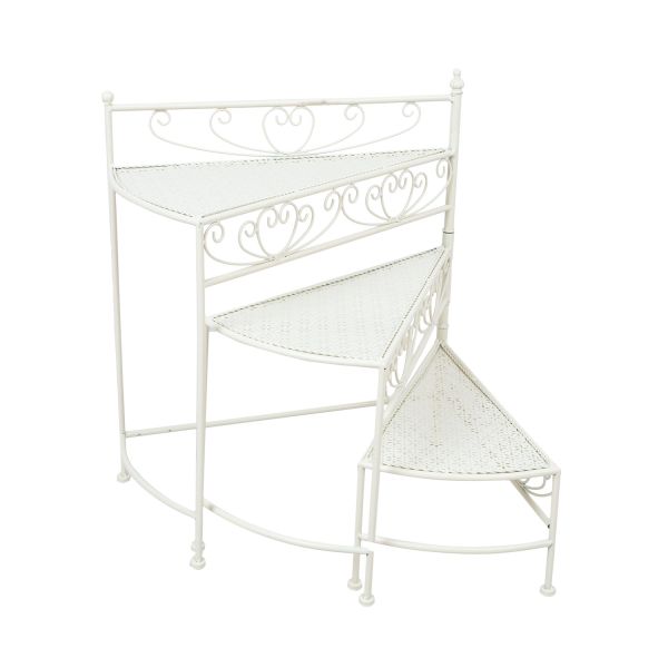 Plaukts SANDY 55x30xH66cm, antīki balts