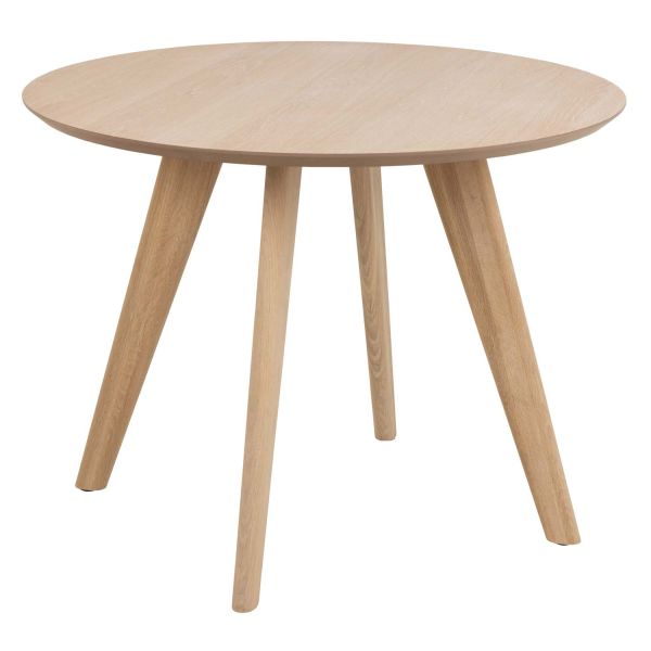 Ēdamistabas galds TOWNSVILLE D100xH75cm, gaišs ozols