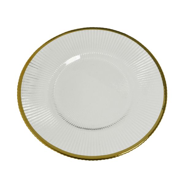 Тарелка FORTE D26,5см, стекло