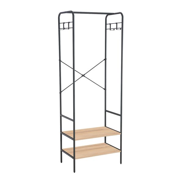 Полка для прихожей HANNES 64x40xH180см, винтажный меламин