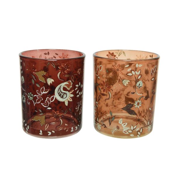 Candle holder FAIRY TALE D7xH8cm, mix