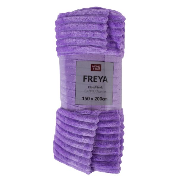 Pleds FREYA 150x200cm, lavandas violets