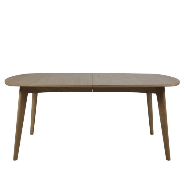 Ēdamistabas galds MARTE 180x102xH76cm, materiāls: koka masīvs / ozola finierskaida, apstrāde: eļļota