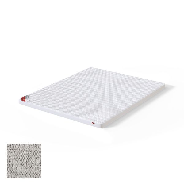 Наматрасник TOP LATEX LUX VERANO 180x200cm, светло-серый