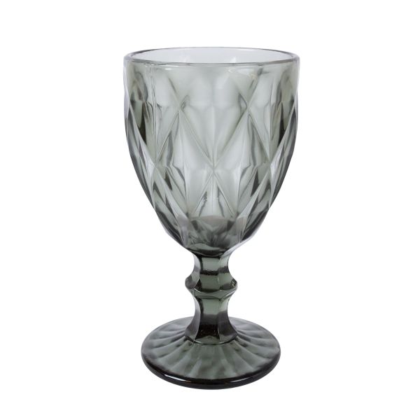 Wine goblet CORAL 300ml, anthracite