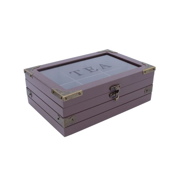 Tējas kaste HAZEL 24x17xH9cm