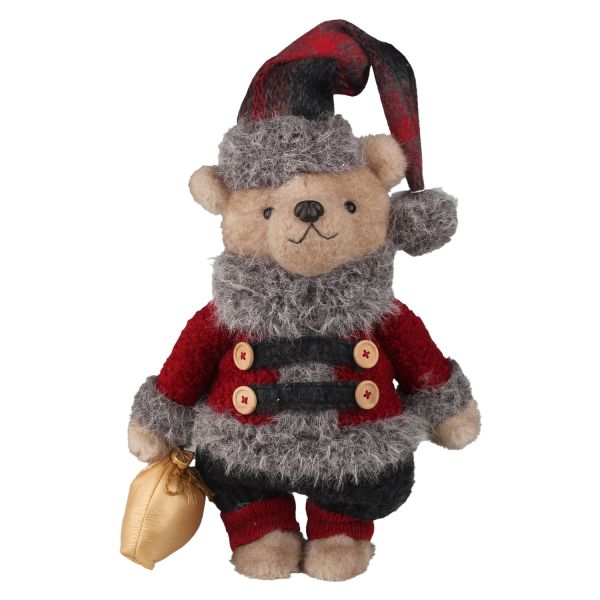 Decoration FAB ARON H78cm, Christmas bear, boy