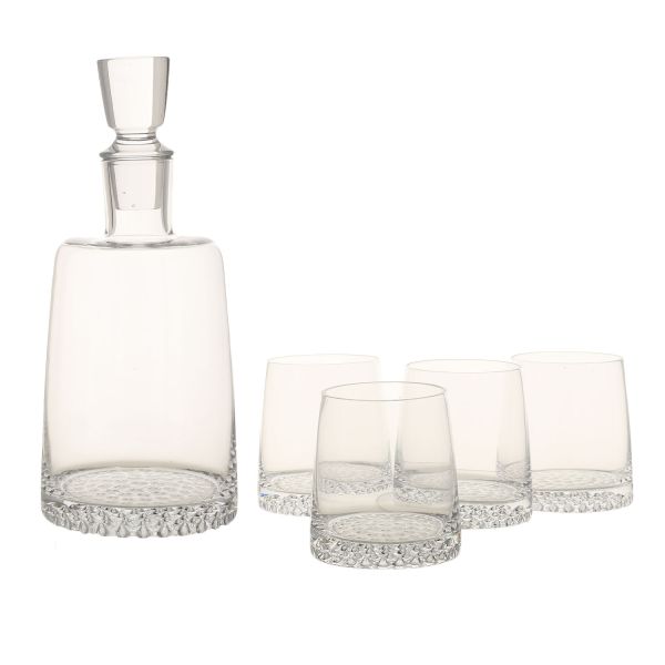 Carafe set DECA 1L + 4 glasses