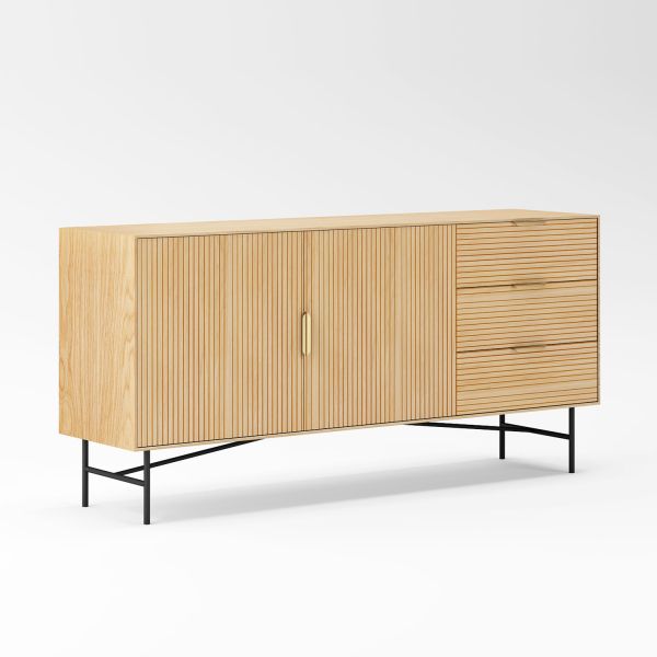 Kumode BASSEL 160x40H75cm, 3D melamīns