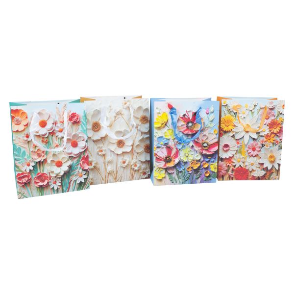 Подарочный пакет DAISY S, 18x23x10см, микс