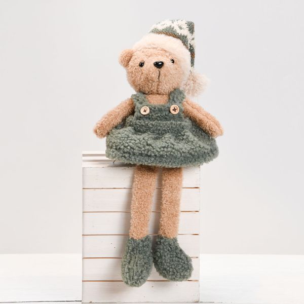 Decoration FUN ANN H36cm, bear, girl