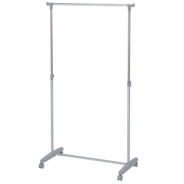 Drēbju pakaramais FRED 85x43xH95-160cm, sudrabots-hroms