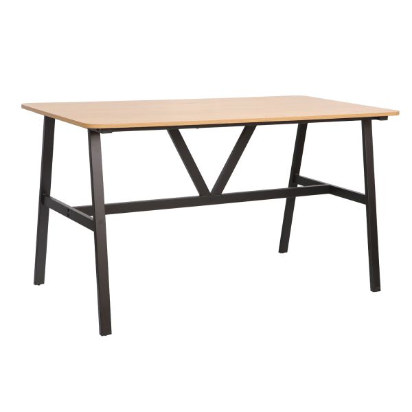 Ēdamgalds SVEA 140x70xH76cm, osis/melns