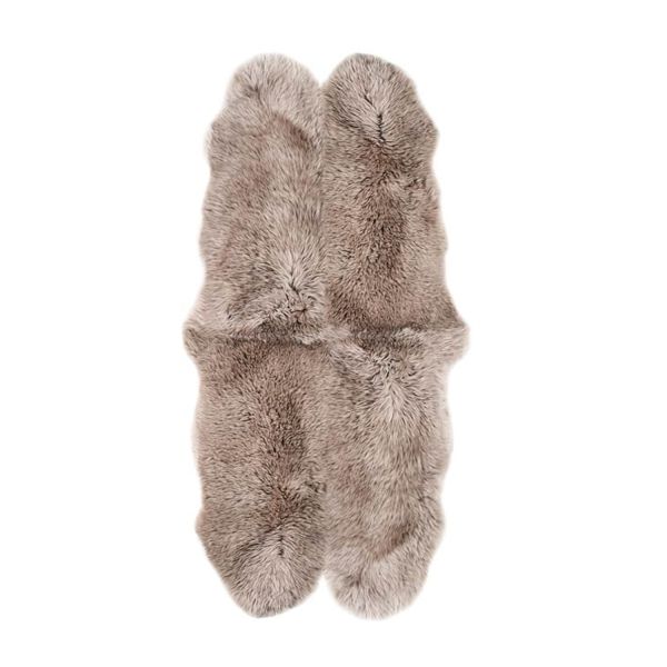 Sheepskin rug MERINO 90x180cm, mink