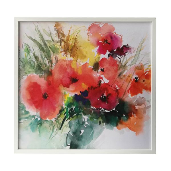 Холст с рамой WALLY 40x40см, бархатцы