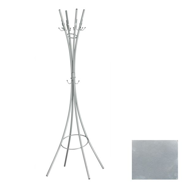 Вешалка LIIVAKELL, 50x183x50см, алюминиевый металлик