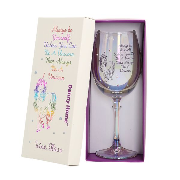 Wine goblet FLOW "Unicorn" H22,3cm