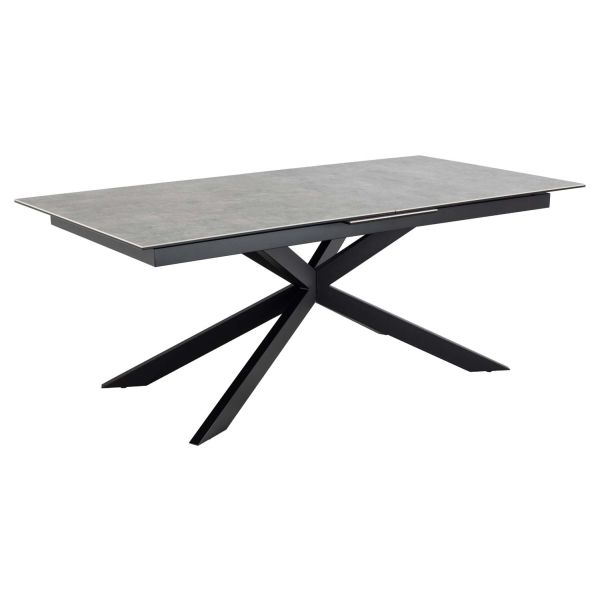 Pusdienu galds IRVINE 200/240x100xX76cm, pelēks