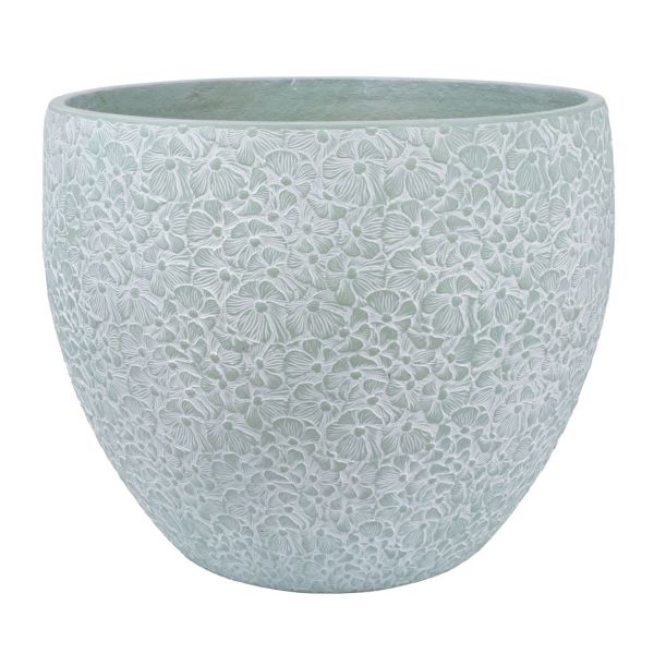 Plant holder FLORA D55xH43.5cm, greenish gray