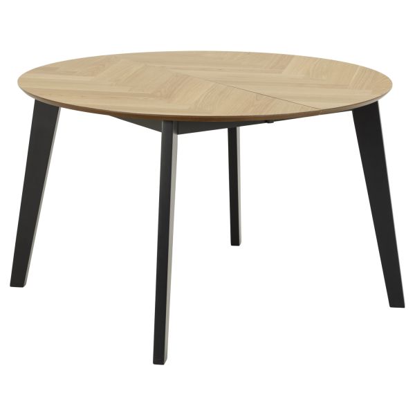 Ēdamistabas galds GEORGETOWN D120/198xH74,5cm, dabīgs