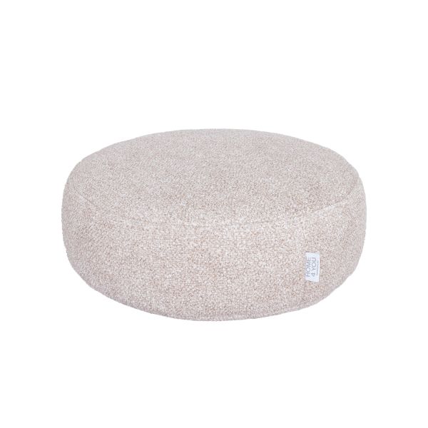 Pufs LEO D44cm, H18cm, bēšs
