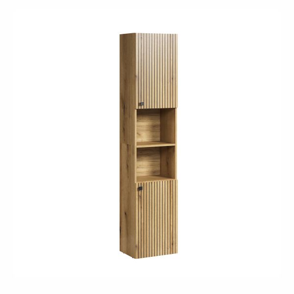 Vannas istabas skapis PURE BLISS 40x31xH186cm, ozols