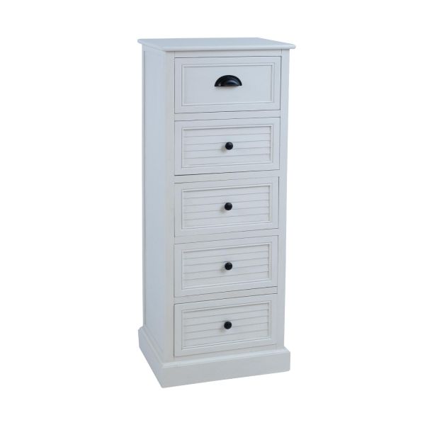 Cabinet MELDON 45x35xH116.5cm, white