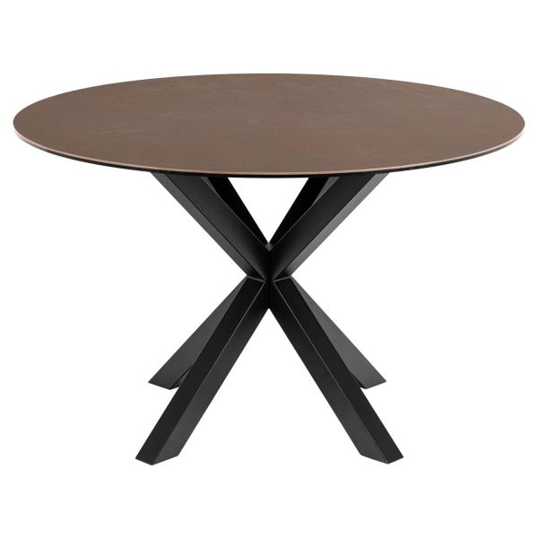 Ēdamistabas galds HEAVEN D119xH75,5cm, brūns