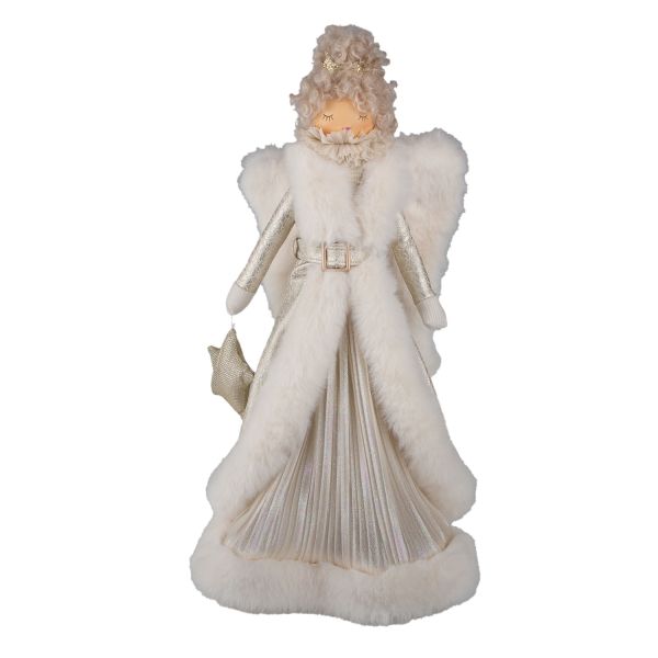 Decoration FAB ANNA H46cm, angel, golden