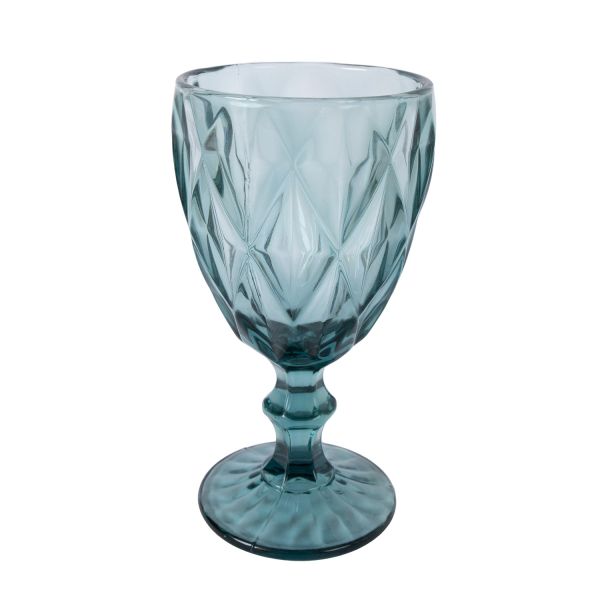Wine goblet CORAL 300ml, blue