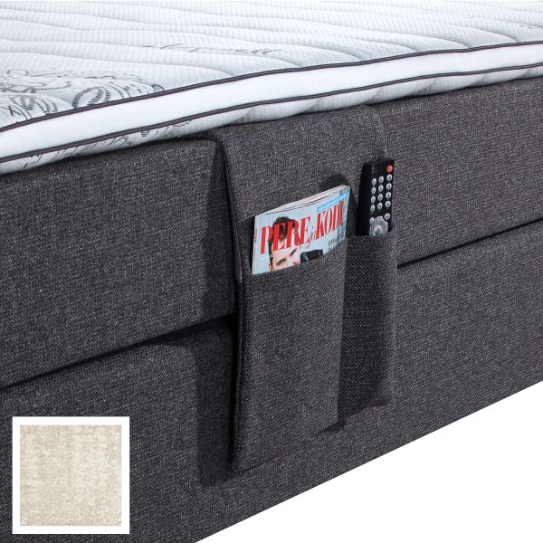 Continental bed pocket RED/BLACK AVOLA, beige