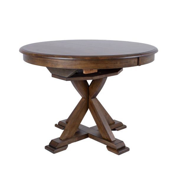 Ēdamistabas galds JAMES D106+46xH76cm, ozols