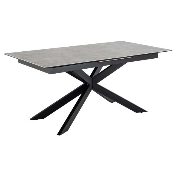 Pusdienu galds IRVINE 168/210x90xX76cm, pelēks