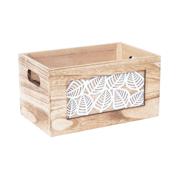 Деревянная шкатулка KASEKE 26x16x14см, натуральная