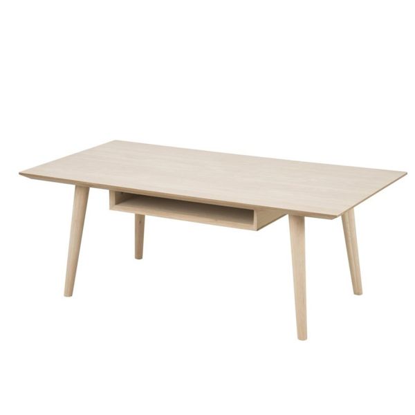 Придиванный столик CENTURY 115x60xH42см, с ящиком, материал: мебельная доска дубовым шпоном, обработка: промасленный