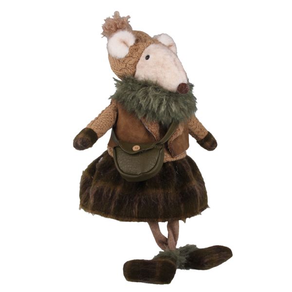 Decoration FAB HANNA H58cm, mouse, girl