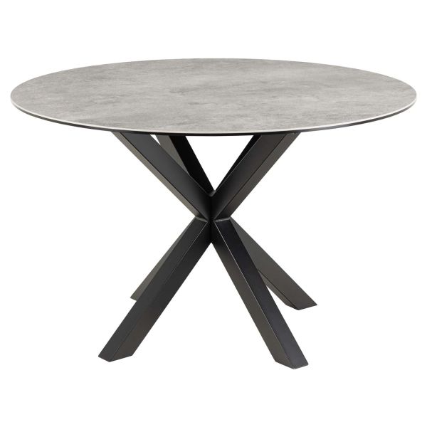 Ēdamistabas galds HEAVEN D119xH75,5cm, pelēks