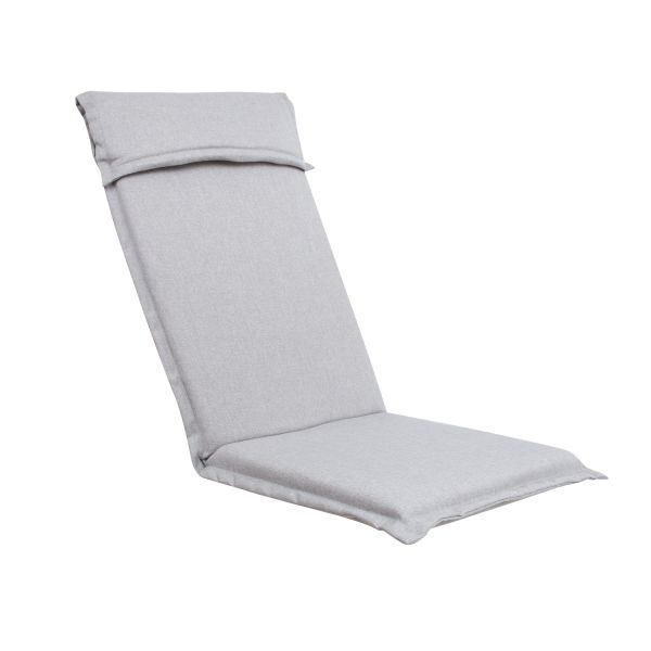 Chair pad FLORIDA 48x115xH6cm, greyish beige