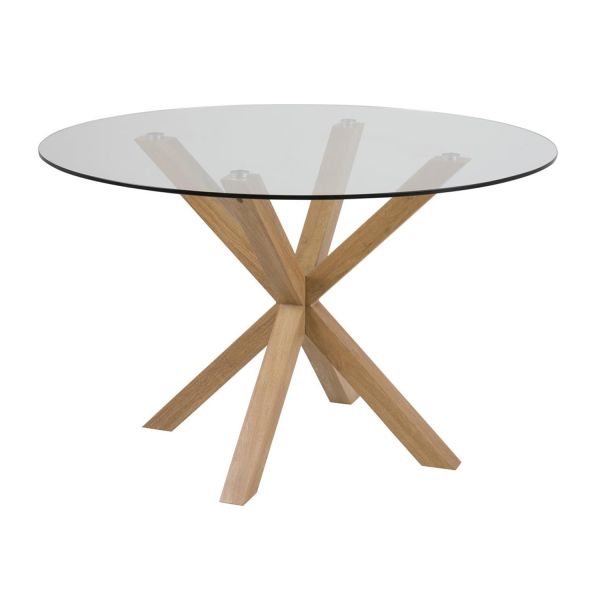 Ēdamistabas galds HEAVEN D120xH76cm, ozols