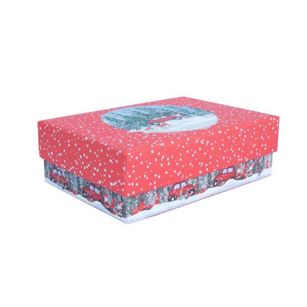 Kaste NOEL 17x12cm, ar vāku, mix