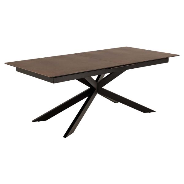 Ēdamistabas galds IRWINE 200/240x100xH76cm, brūns