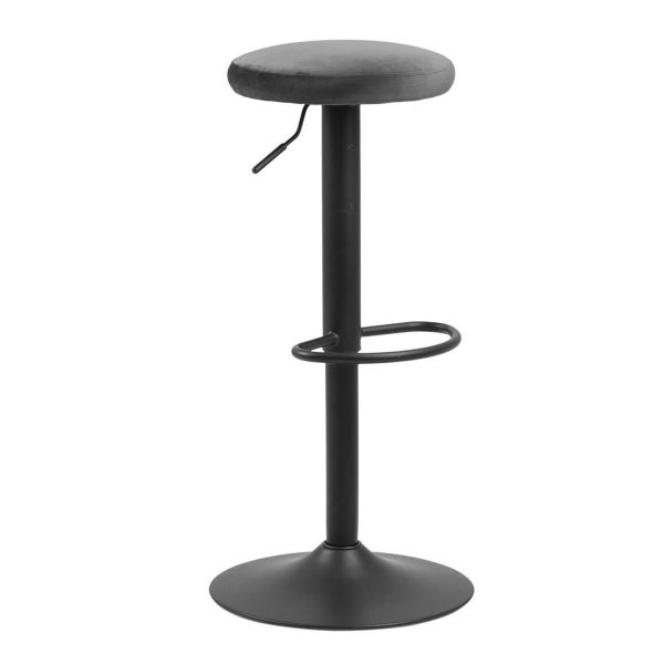 Bar stool FINCH dark grey