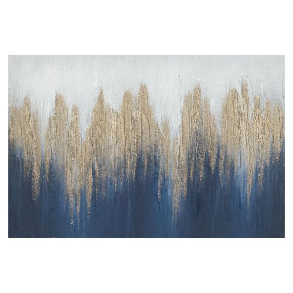 Картина маслом 80х120см, абстрактный лес