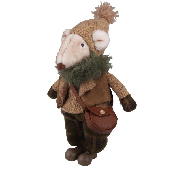 Decoration FAB HUGO H42cm, mouse, boy