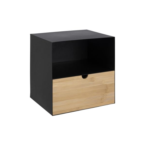 Wall shelf JOLIET 30x25xH30cm, black