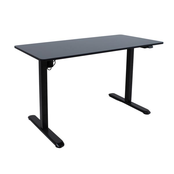 Desk ERGO LIGHT with 1 motor 120x60xH73-118cm, black