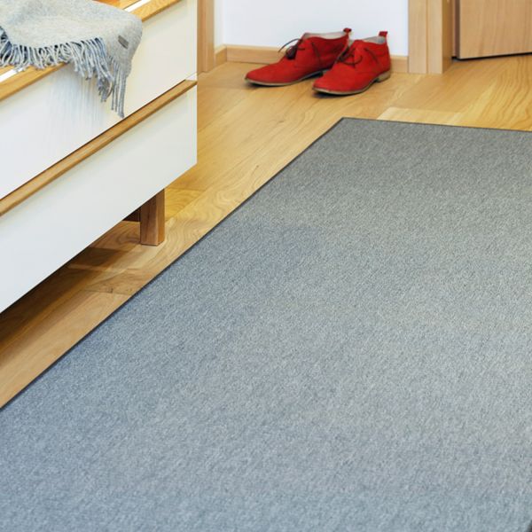 Paklājs CREDO D160cm, pelēks, plakans pinums