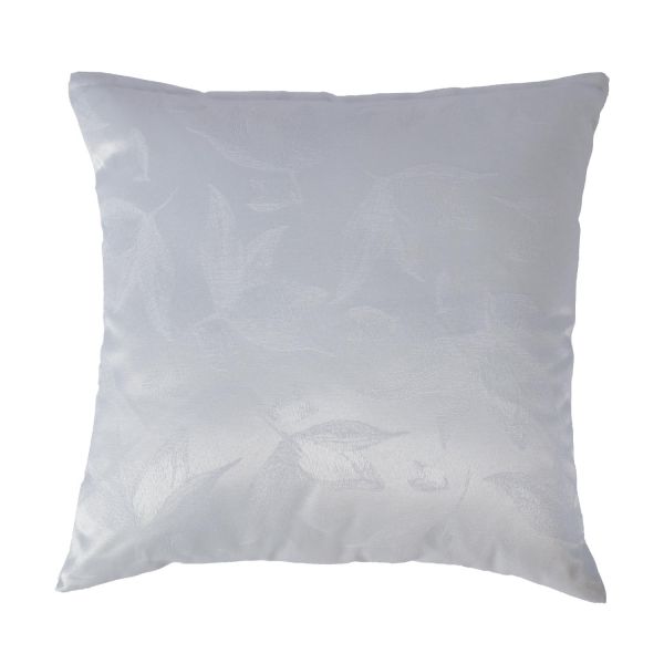 Spilvens PARTY 45x45cm, baltas lapas