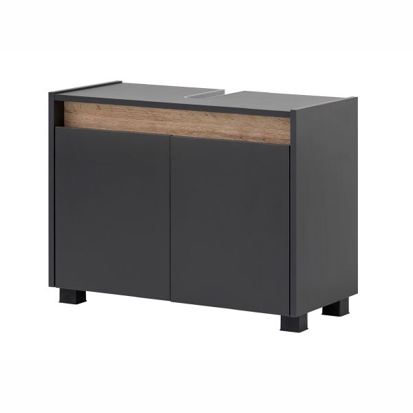 Шкаф под раковину COSMO 80x33xH55см, антрацит
